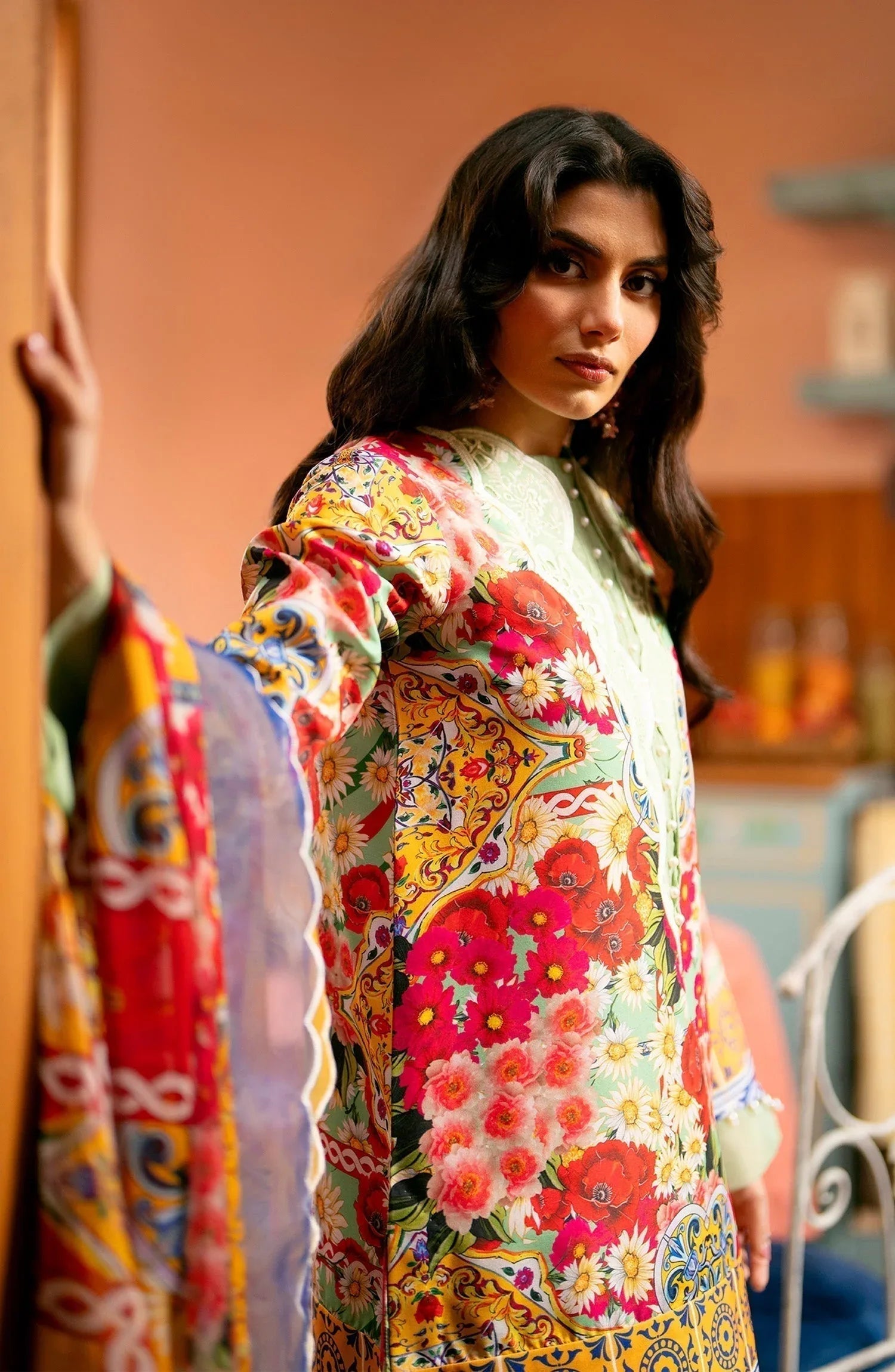 Maryum N Maria | Luxury Lawn 24 | Ana - Aqsa Fabrics