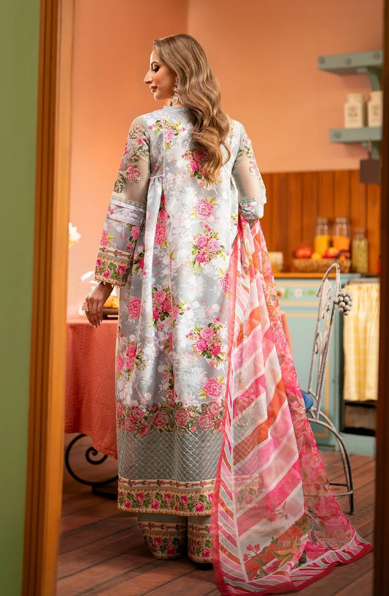 Maryum N Maria | Luxury Lawn 24 | Maya - Aqsa Fabrics