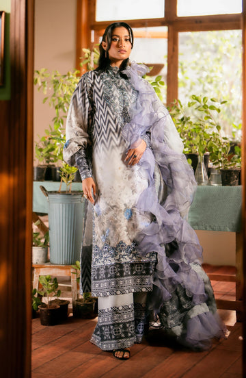 Maryum N Maria | Luxury Lawn 24 | Sara - Aqsa Fabrics