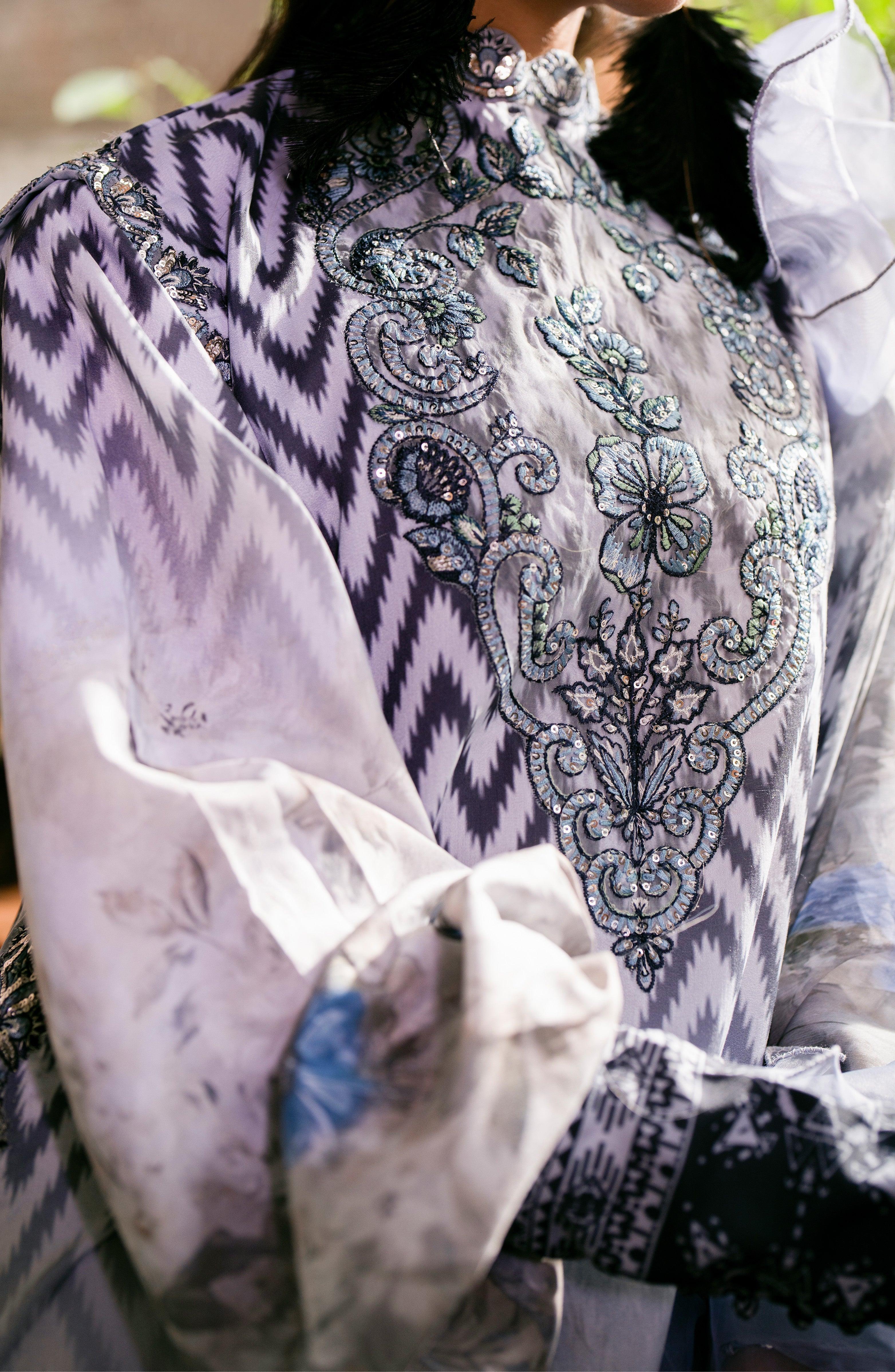 Maryum N Maria | Luxury Lawn 24 | Sara - Aqsa Fabrics