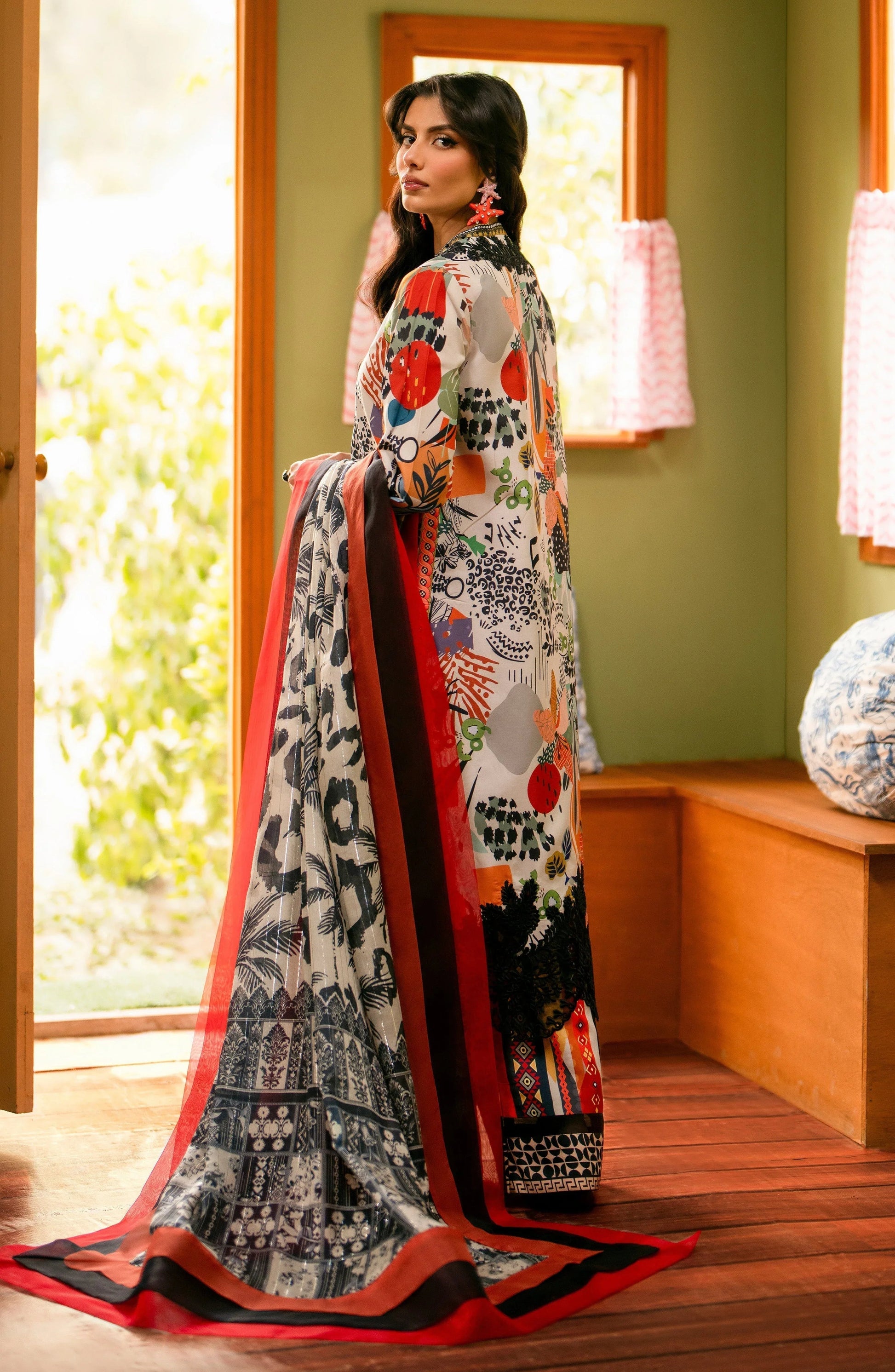 Maryum N Maria | Luxury Lawn 24 | Marwa - Aqsa Fabrics