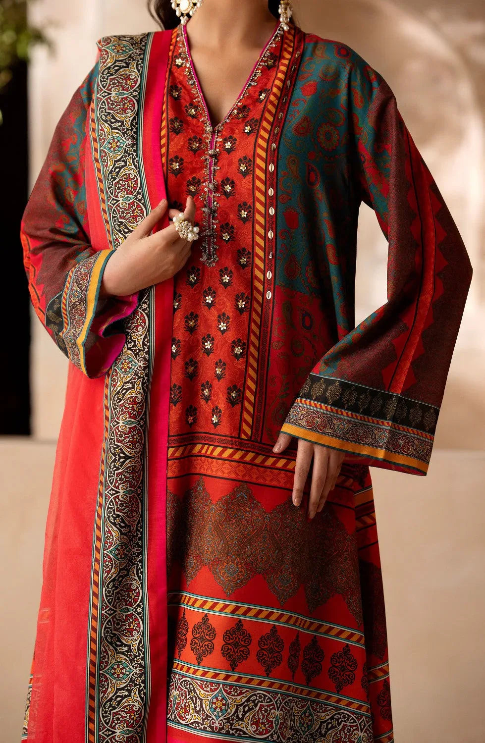 Maryum N Maria | Zeil Winter | NAVYA - MS40096 - Aqsa Fabrics