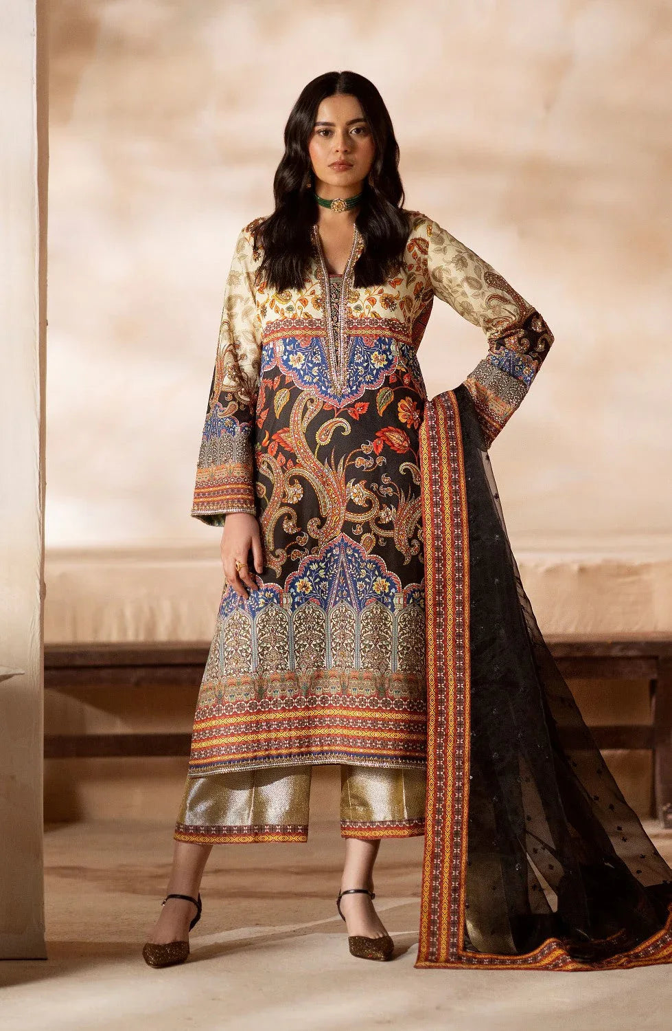 Maryum N Maria | Zeil Winter | CHUTKI - MS40097 - Aqsa Fabrics