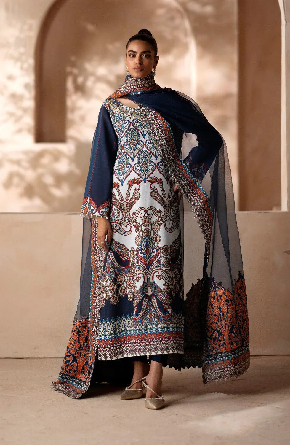 Maryum N Maria | Zeil Winter | CHARVI - MS40098 - Aqsa Fabrics