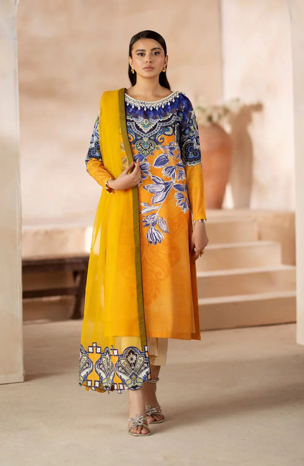 Maryum N Maria | Zeil Winter | RIYA - MS40099 - Aqsa Fabrics