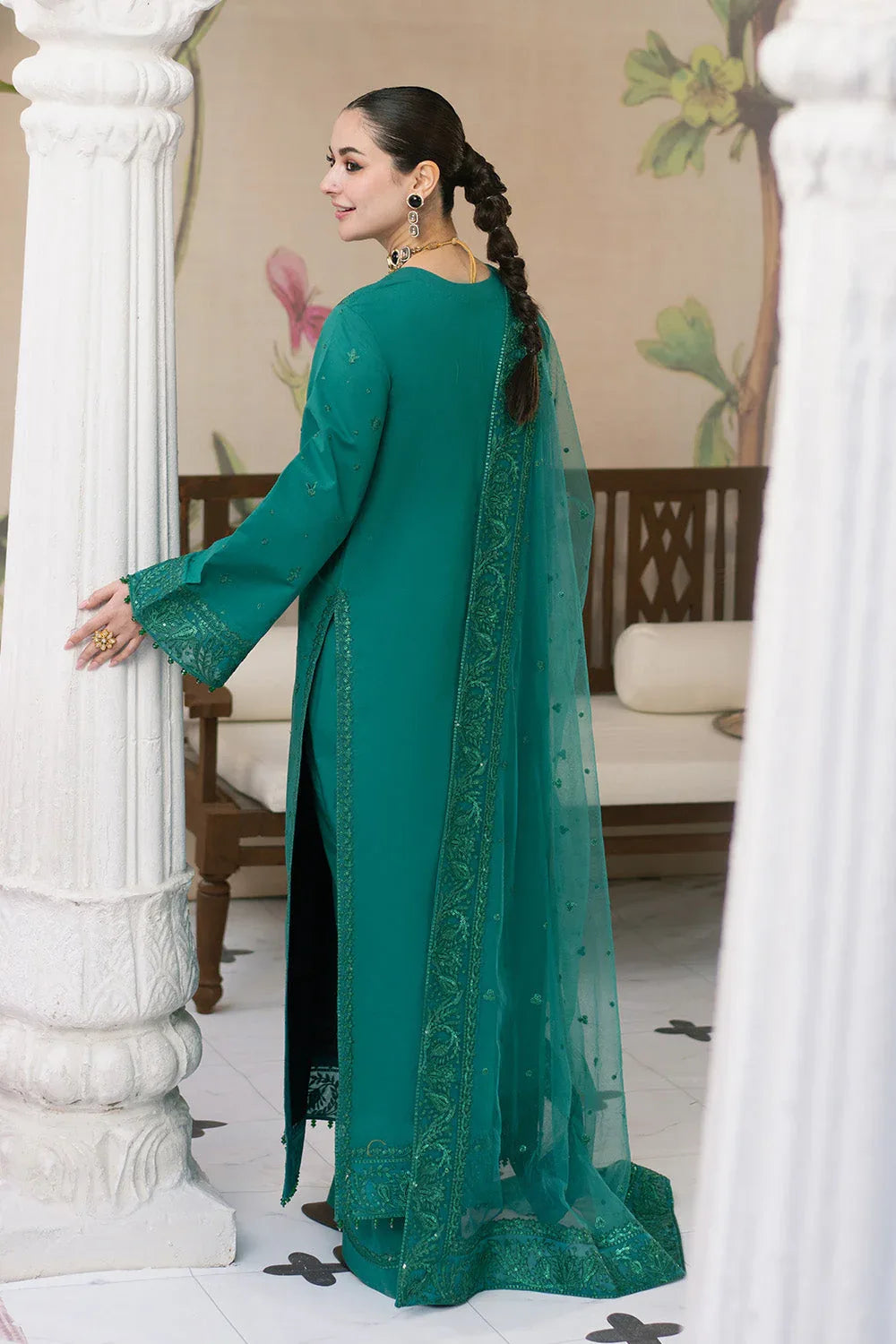 Maryum N Maria | Eid Luxury Lawn 25 | AFAREEN - MS50149 - Aqsa Fabrics