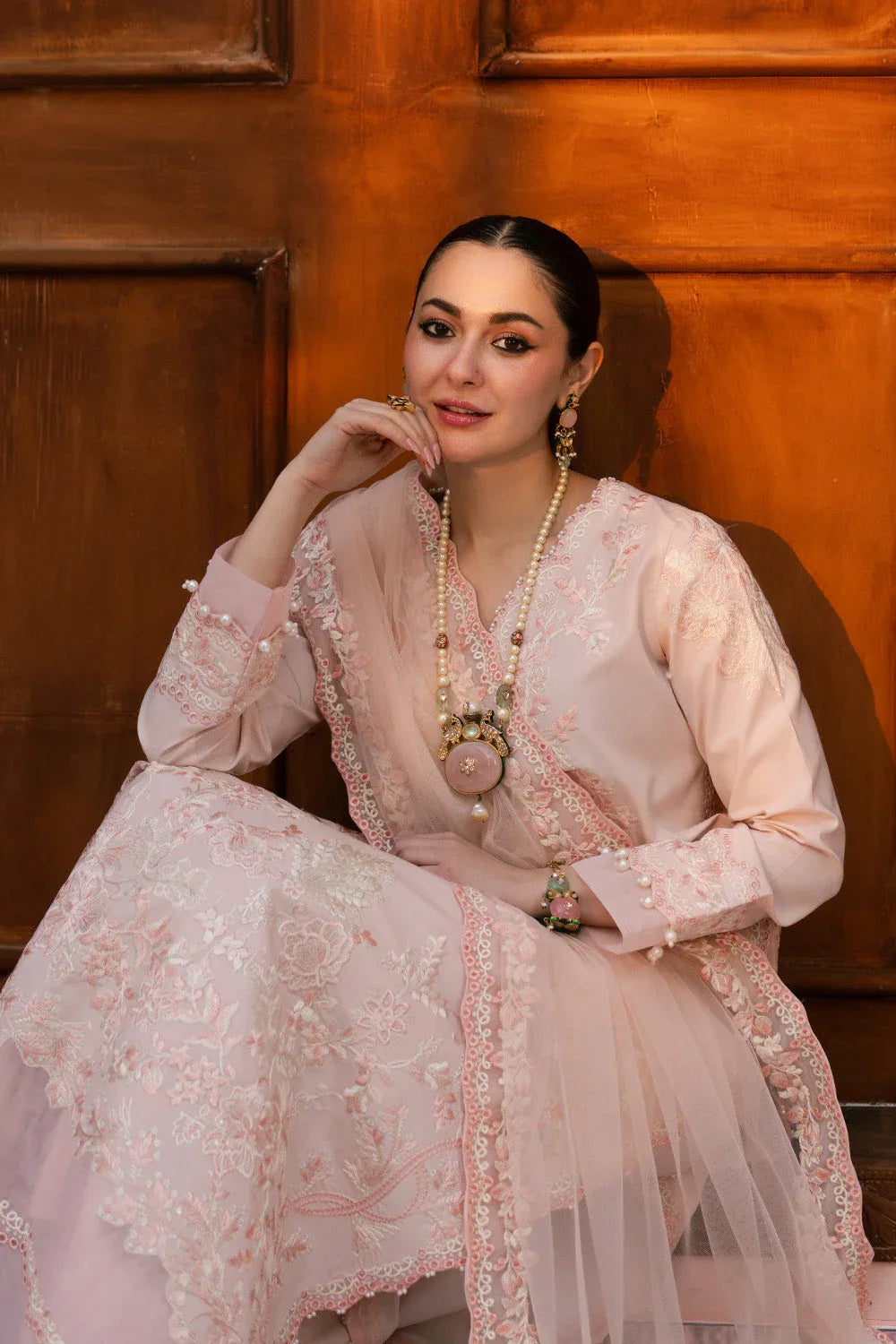 Maryum N Maria | Eid Luxury Lawn 25 | AGHIGH - MS50154 - Aqsa Fabrics