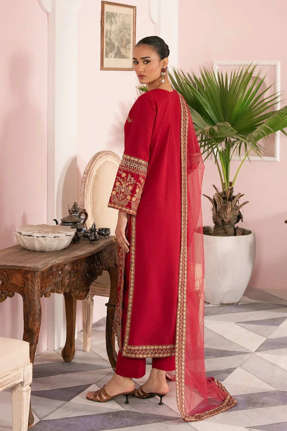 Maryum N Maria | Eid Luxury Lawn 25 | AZIN - MS50155 - Aqsa Fabrics