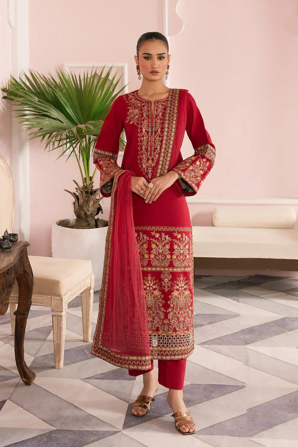 Maryum N Maria | Eid Luxury Lawn 25 | AZIN - MS50155 - Aqsa Fabrics