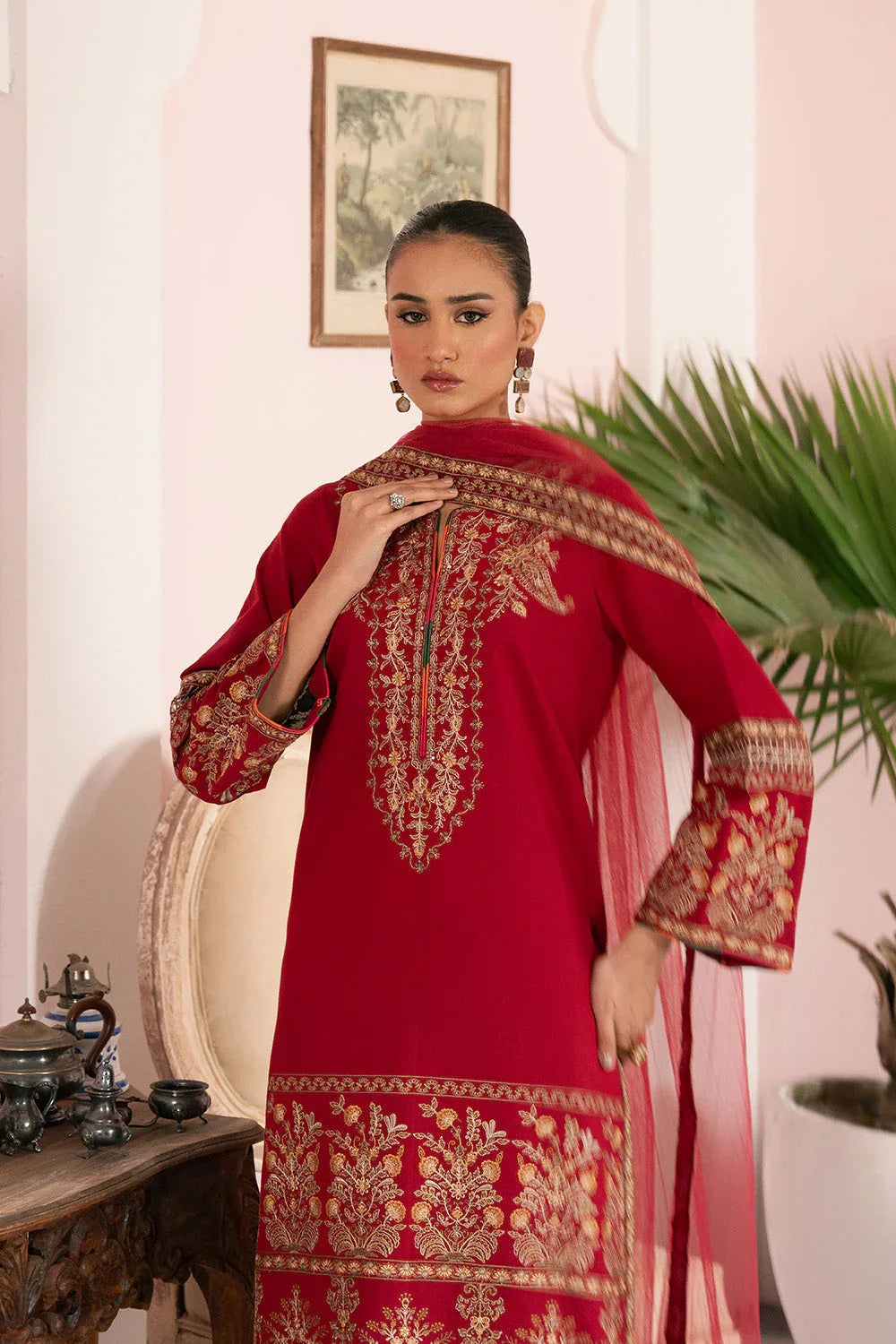 Maryum N Maria | Eid Luxury Lawn 25 | AZIN - MS50155 - Aqsa Fabrics