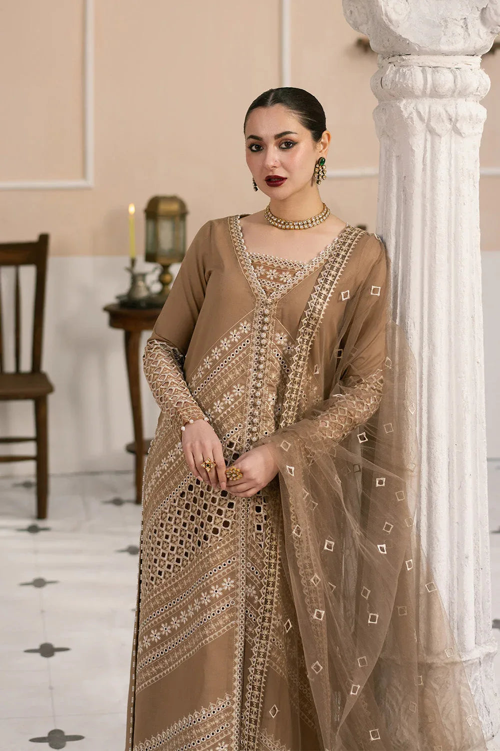 Maryum N Maria | Eid Luxury Lawn 25 | AFSOON - MS50156 - Aqsa Fabrics
