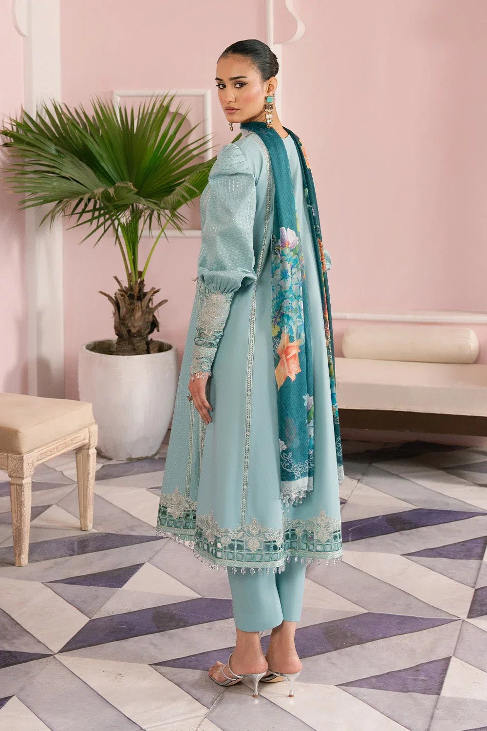 Maryum N Maria | Eid Luxury Lawn 25 | ATOOSH - MS50158 - Aqsa Fabrics