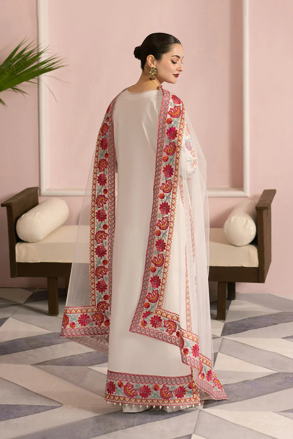 Maryum N Maria | Eid Luxury Lawn 25 | AFSAR - MS50159 - Aqsa Fabrics