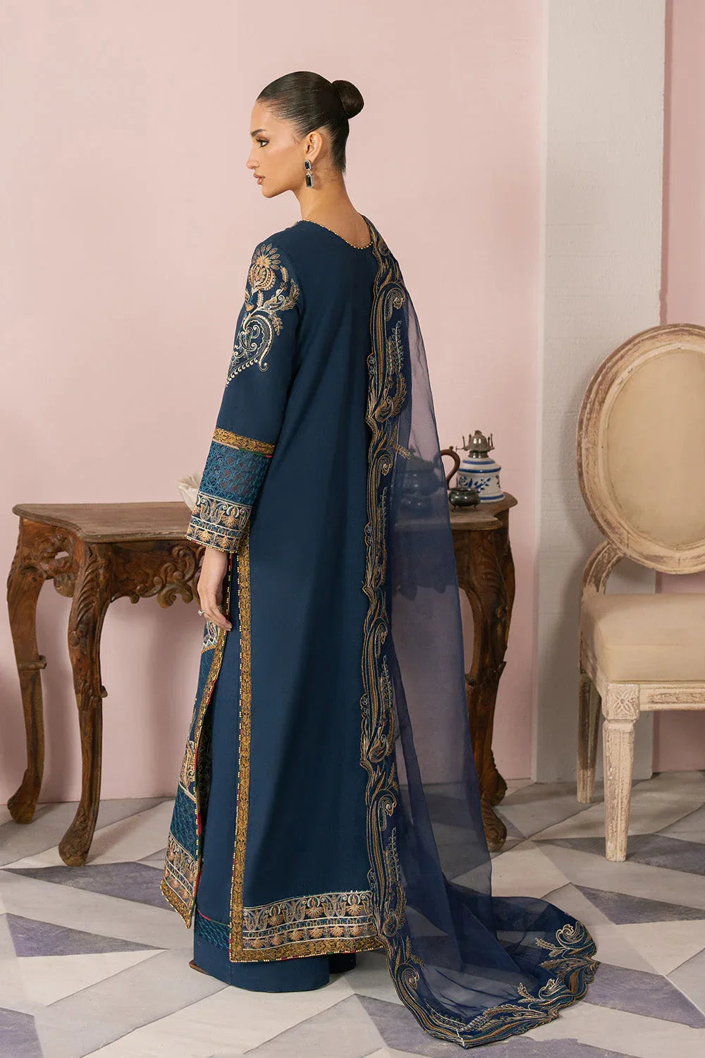 Maryum N Maria | Eid Luxury Lawn 25 | ARA - MS50160 - Aqsa Fabrics