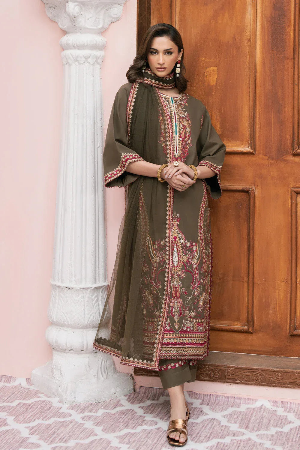 Maryum N Maria | Eid Luxury Lawn 25 | ANAHITA - MS50161 - Aqsa Fabrics
