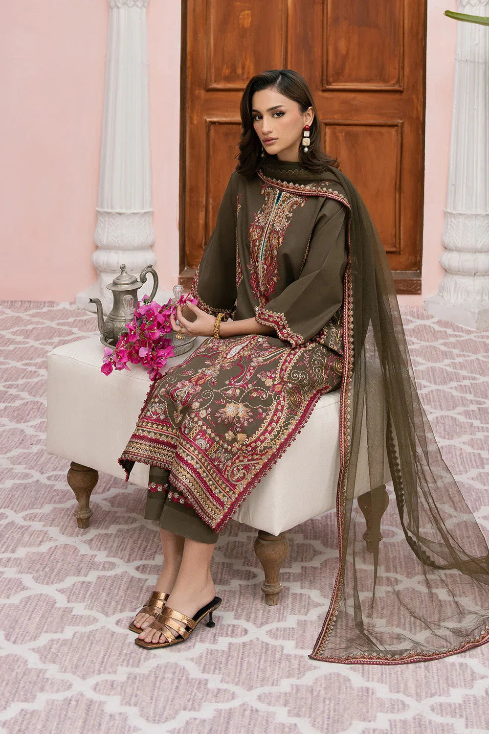 Maryum N Maria | Eid Luxury Lawn 25 | ANAHITA - MS50161 - Aqsa Fabrics