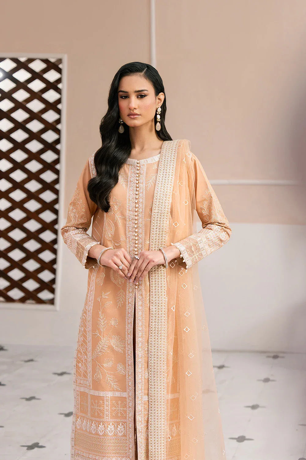 Maryum N Maria | Eid Luxury Lawn 25 | AFSHAN - MS50165 - Aqsa Fabrics