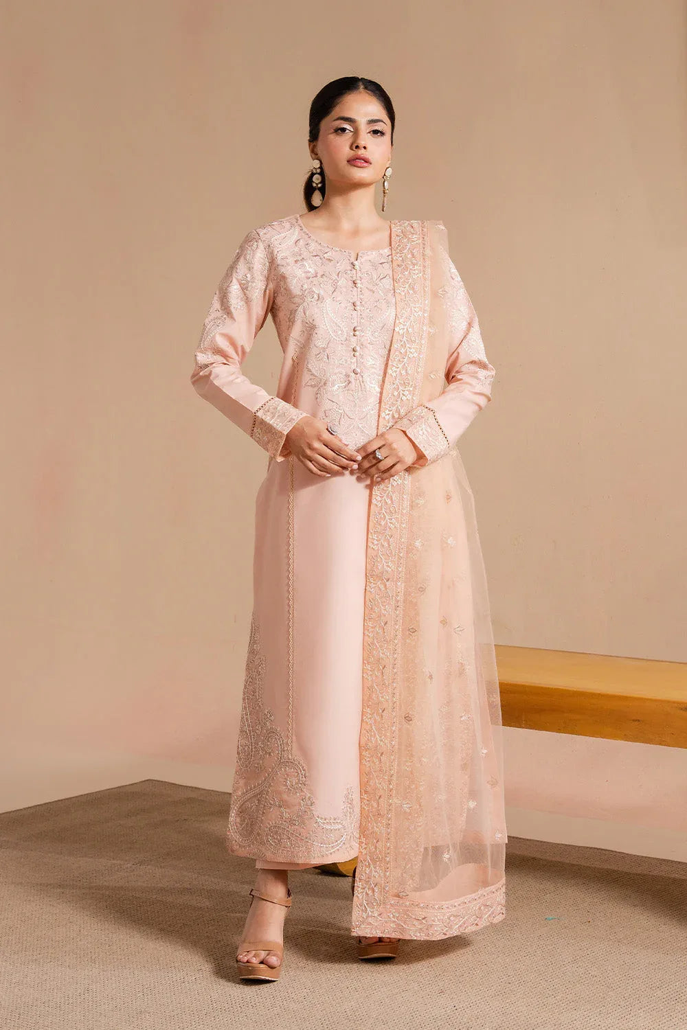 Maryum N Maria | Belle Pret | BELLA - MS50180 - Aqsa Fabrics