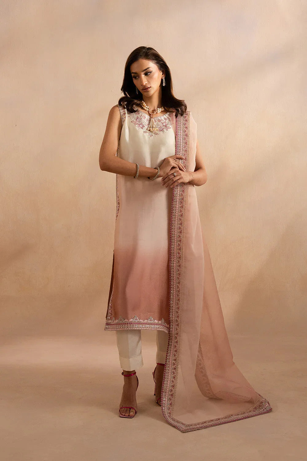 Maryum N Maria | Dhahab 25 | AURA - MS50261 - Aqsa Fabrics