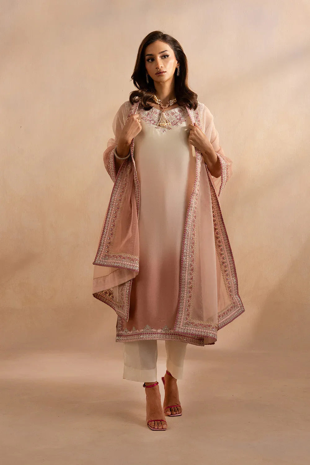 Maryum N Maria | Dhahab 25 | AURA - MS50261 - Aqsa Fabrics