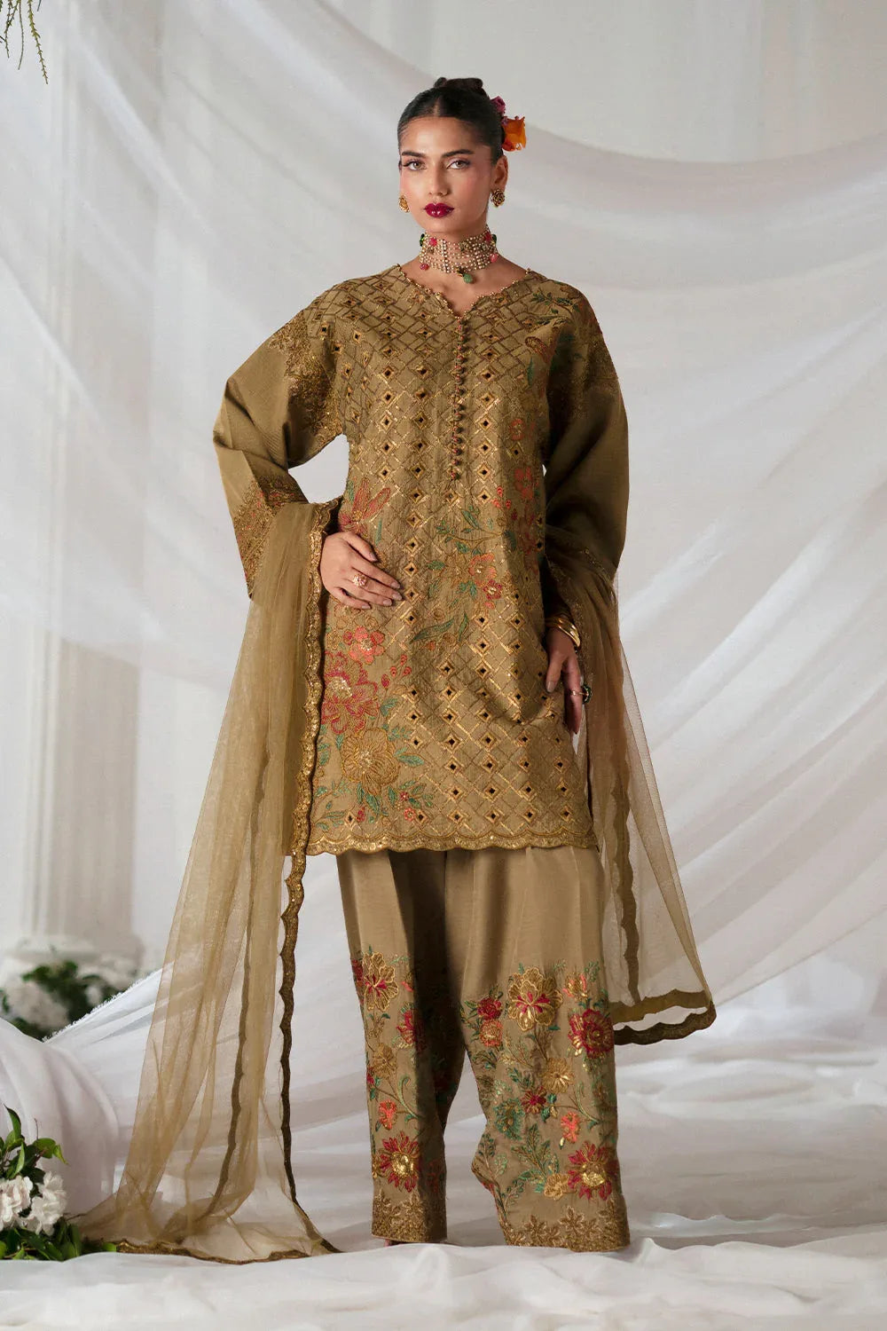 Maryum N Maria | Musawir Formals | MICAH - MS50388 - Aqsa Fabrics