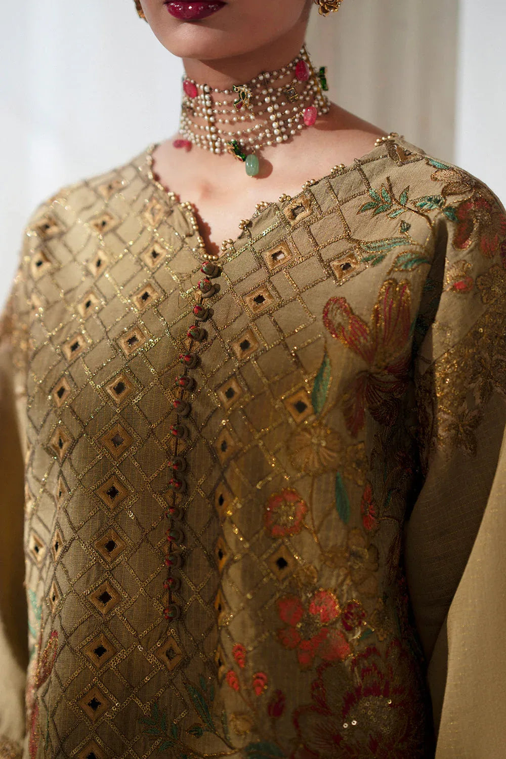 Maryum N Maria | Musawir Formals | MICAH - MS50388 - Aqsa Fabrics