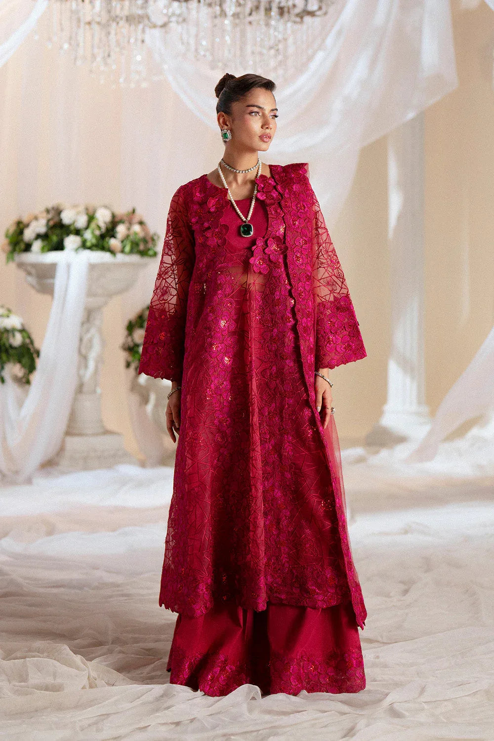 Maryum N Maria | Musawir Formals | NECHAMA - MS50395 - Aqsa Fabrics
