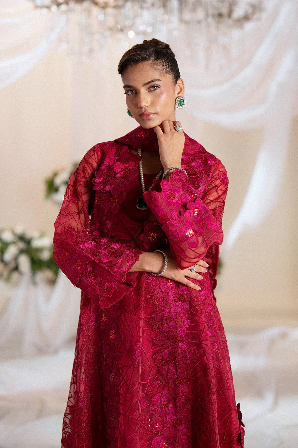 Maryum N Maria | Musawir Formals | NECHAMA - MS50395 - Aqsa Fabrics