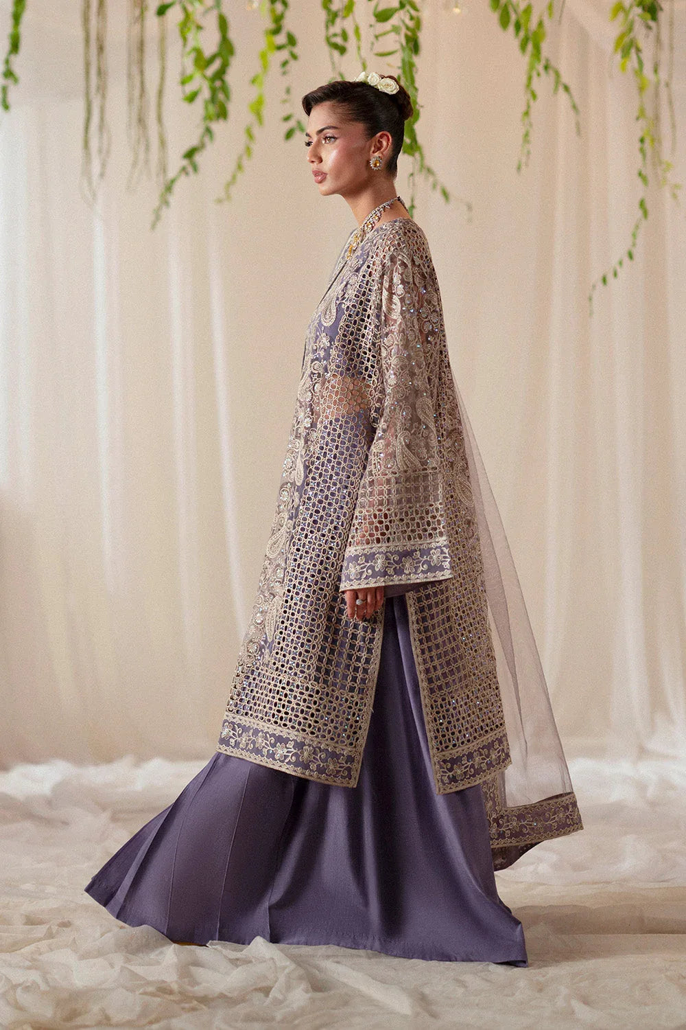 Maryum N Maria | Musawir Formals | NETTY - MS50396 - Aqsa Fabrics