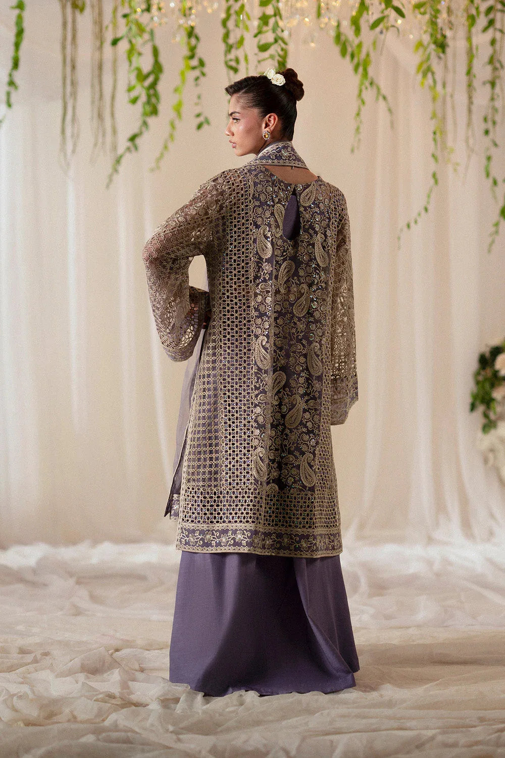 Maryum N Maria | Musawir Formals | NETTY - MS50396 - Aqsa Fabrics