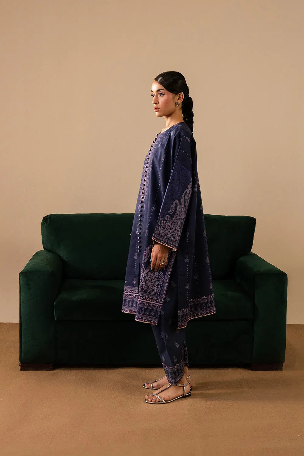Maryum N Maria | Floren Lawn | ELLINOR - Aqsa Fabrics