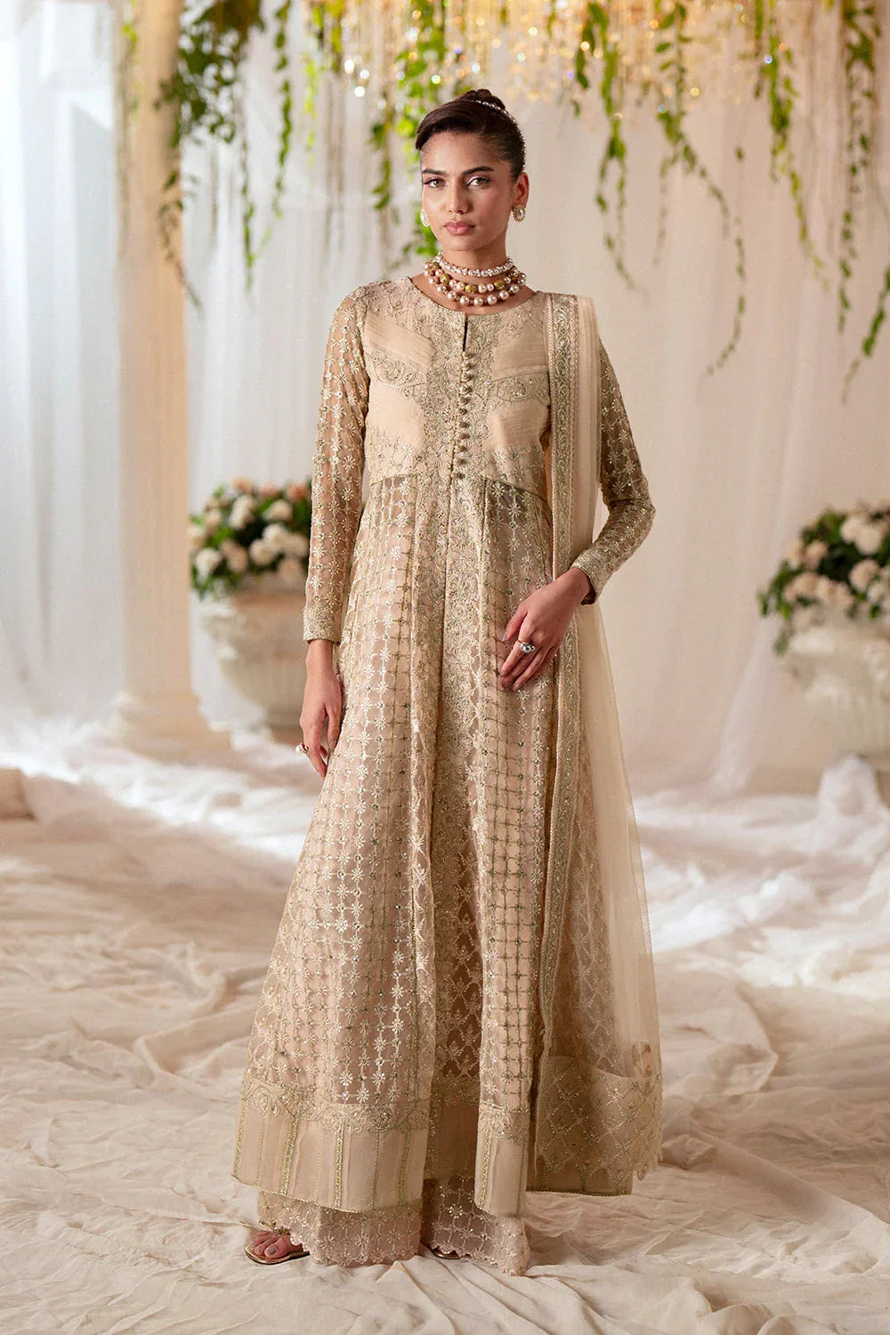 Maryum N Maria | Musawir Formals | LAADO - MS50391 - Aqsa Fabrics