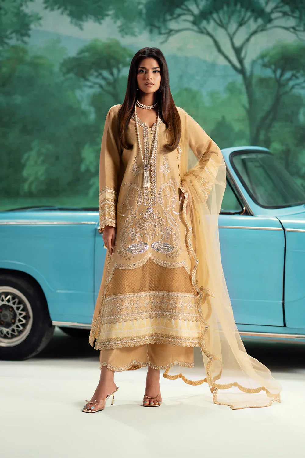 Maryum N Maria | Mushal Formals | BÉATRICE - MSU5543 - Aqsa Fabrics