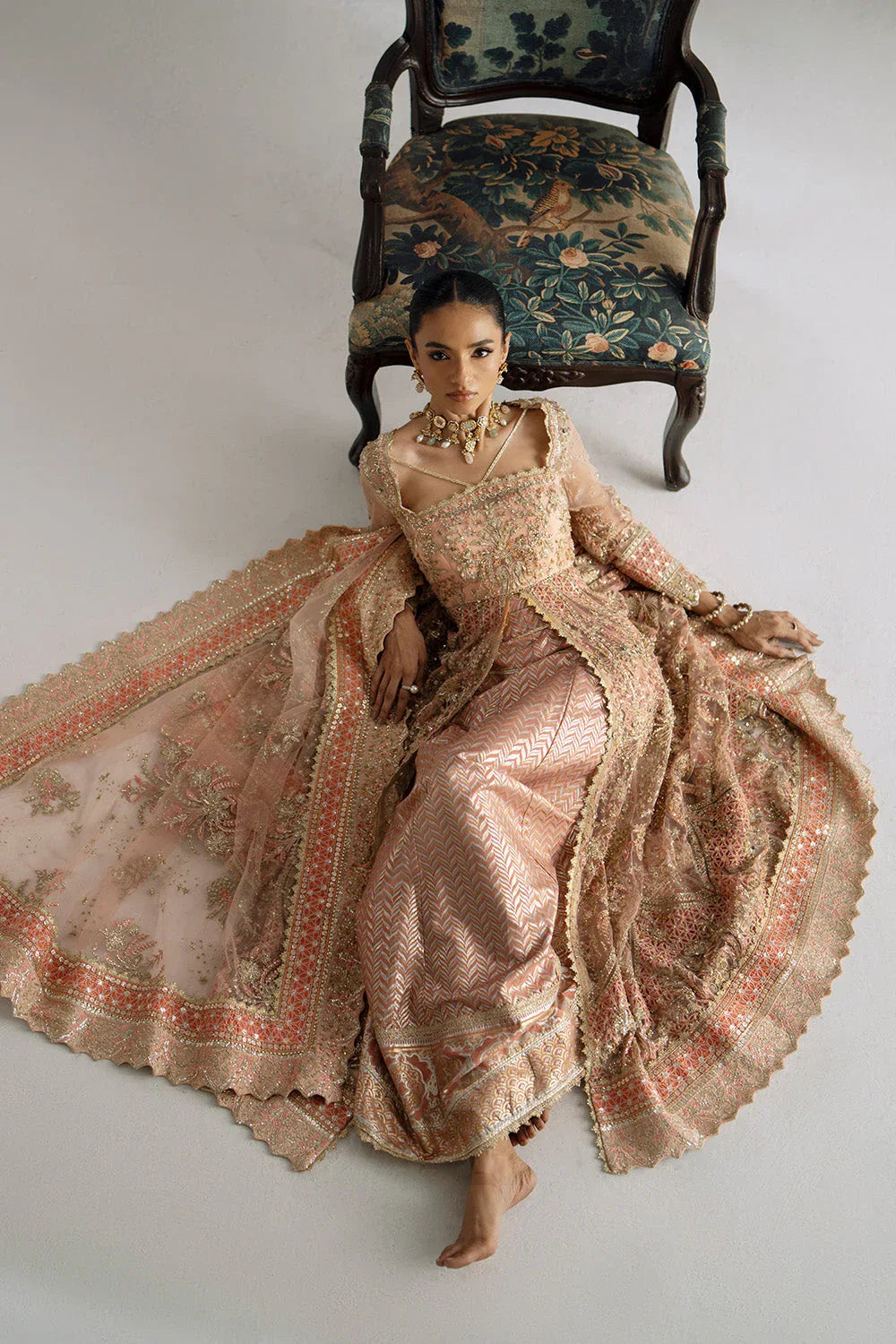 Maryum N Maria | Serene Wedding Dresses | AADHILAKSHMI - MSS5846 - Aqsa Fabrics