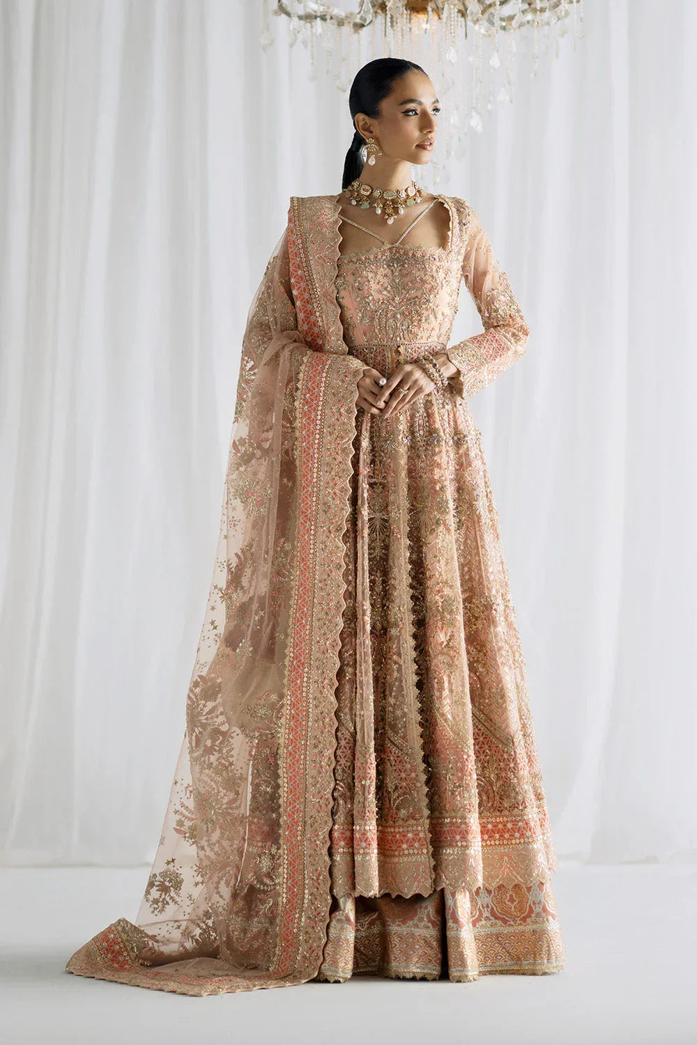 Maryum N Maria | Serene Wedding Dresses | AADHILAKSHMI - MSS5846 - Aqsa Fabrics