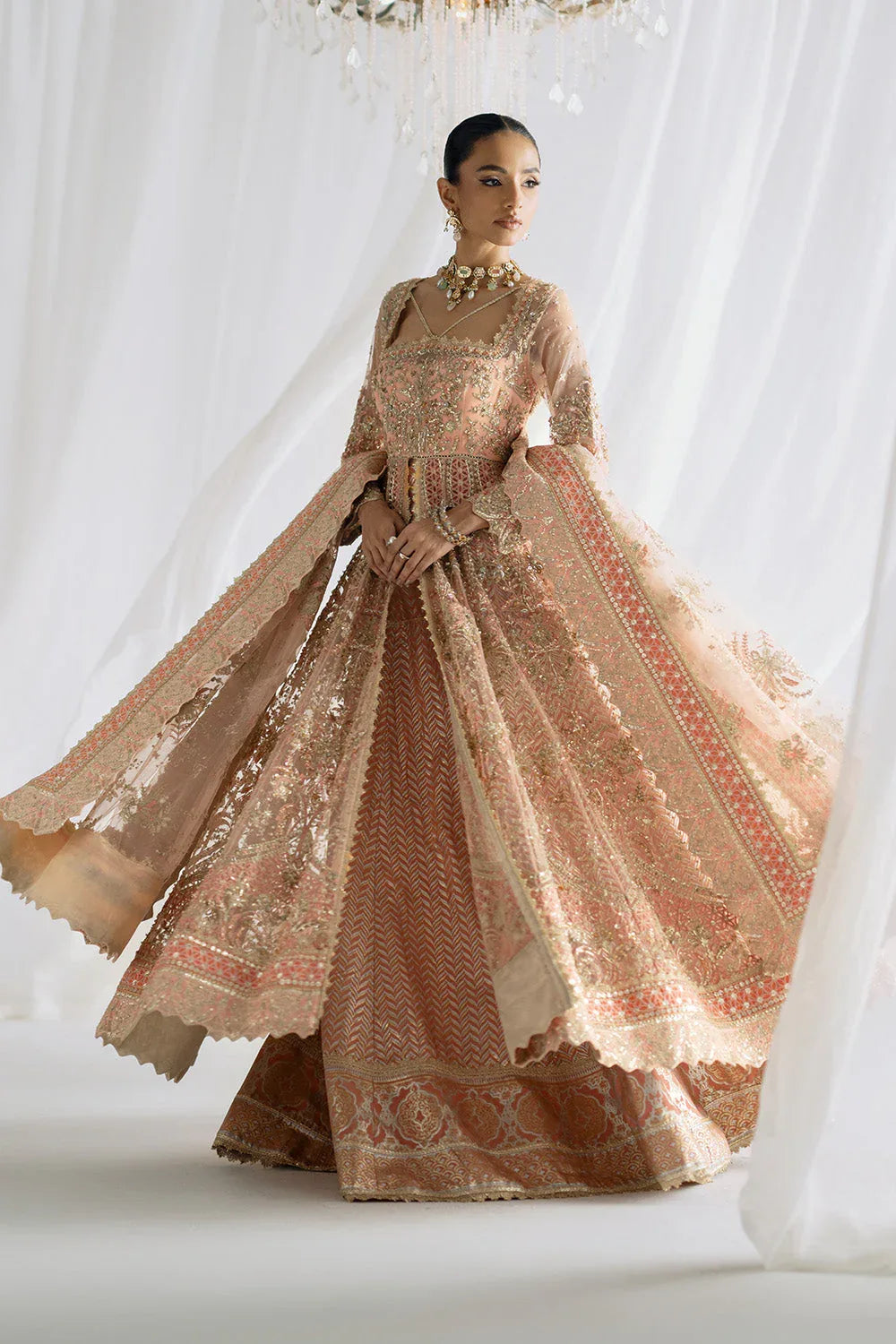 Maryum N Maria | Serene Wedding Dresses | AADHILAKSHMI - MSS5846 - Aqsa Fabrics