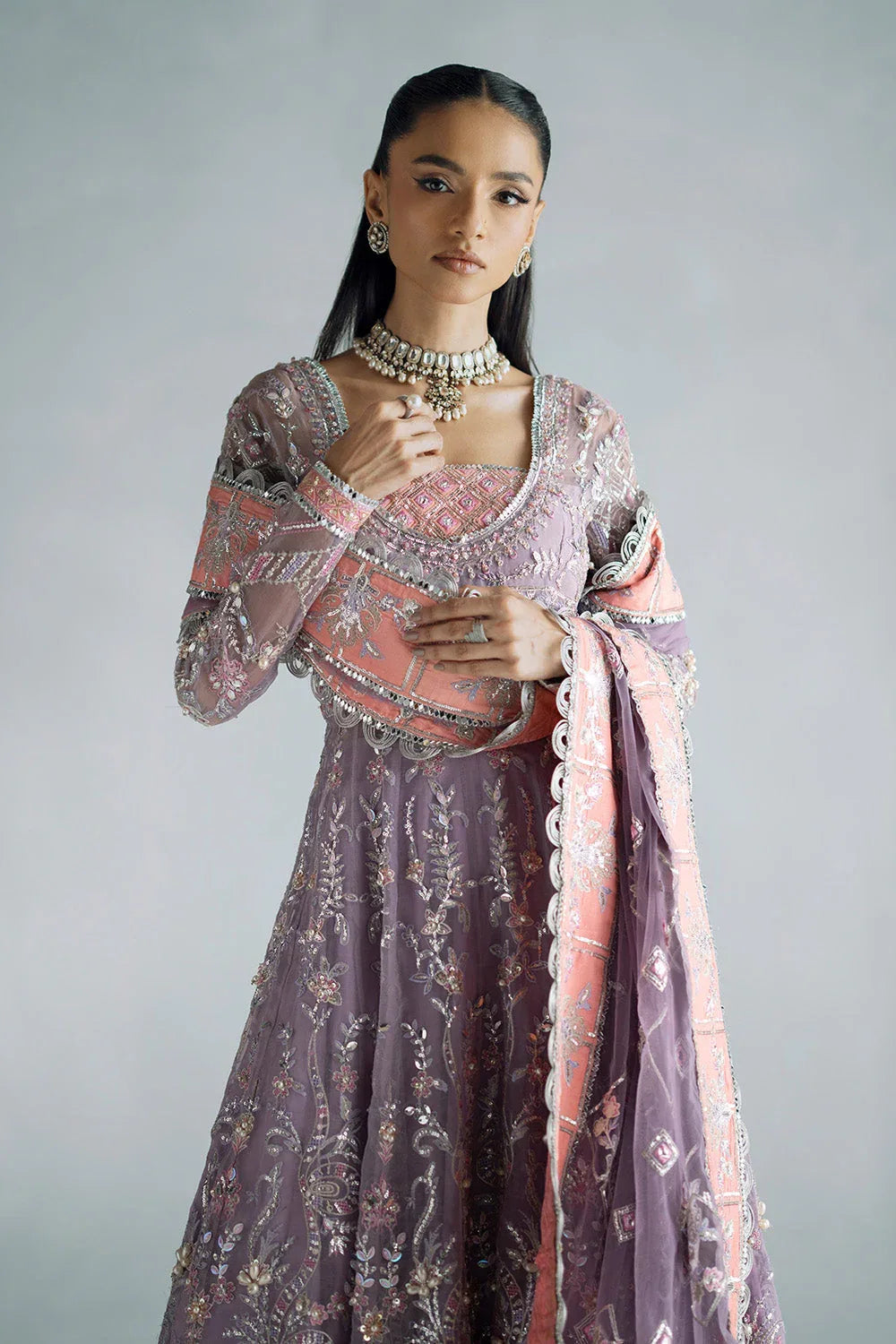 Maryum N Maria | Serene Wedding Dresses | AADUMAYIL - MSS5849 - Aqsa Fabrics