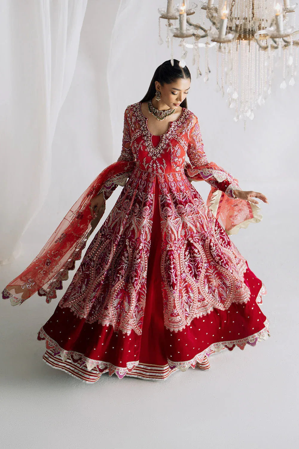 Maryum N Maria | Serene Wedding Dresses | AAMANI - MSS5850 - Aqsa Fabrics