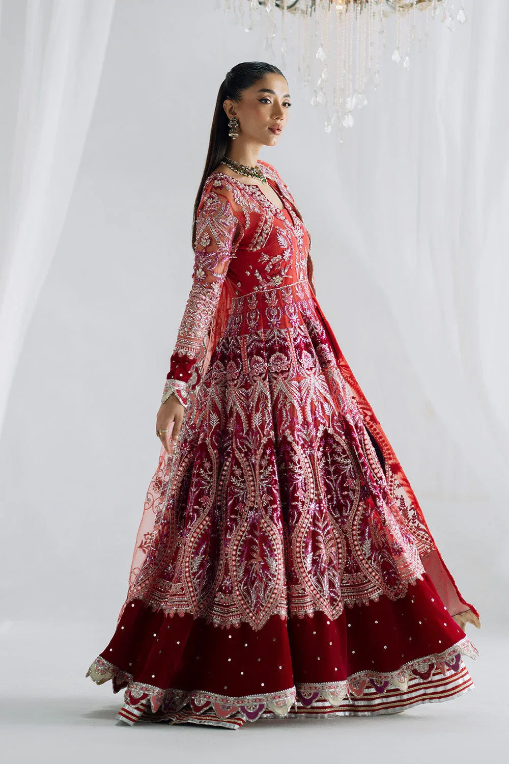 Maryum N Maria | Serene Wedding Dresses | AAMANI - MSS5850 - Aqsa Fabrics