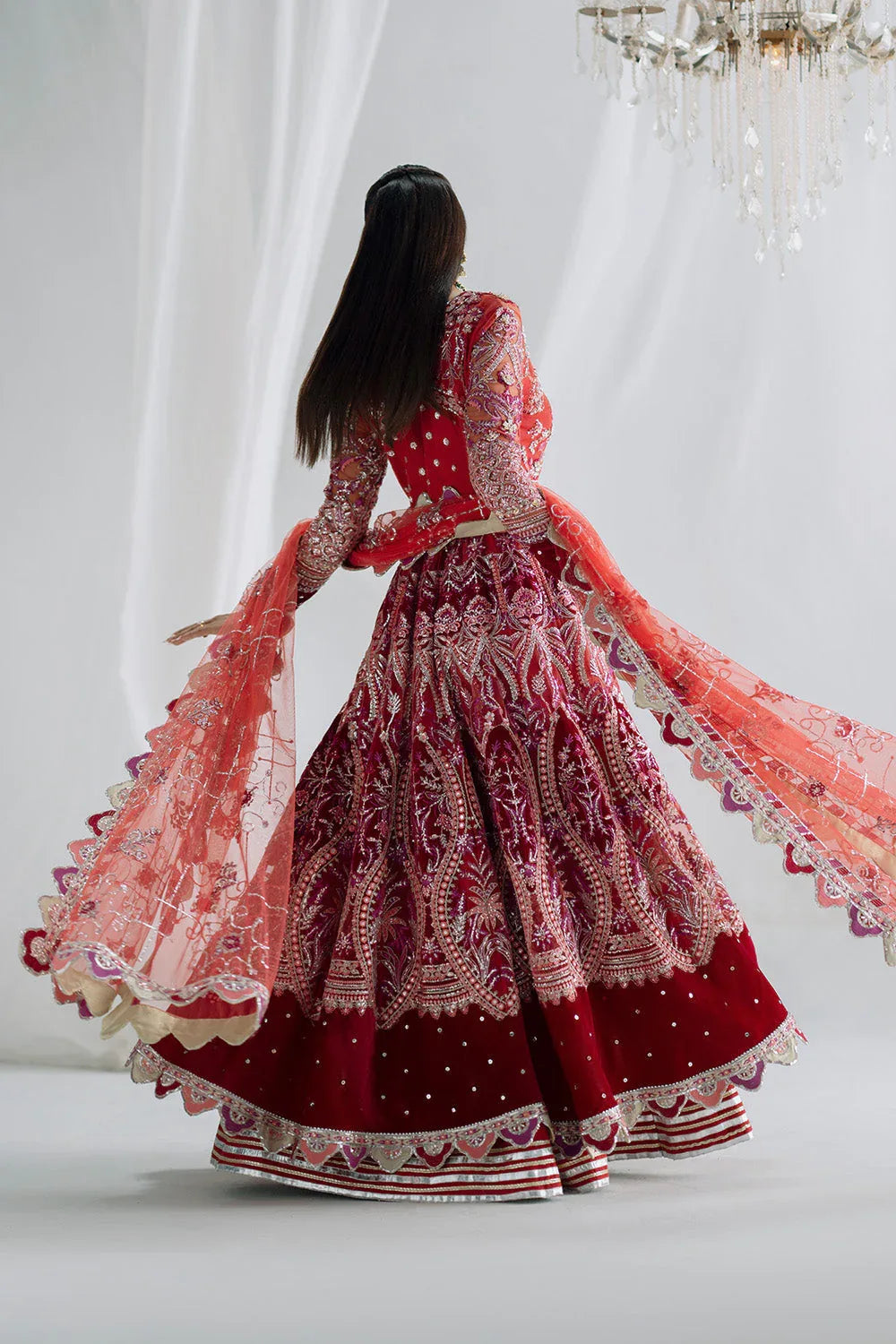 Maryum N Maria | Serene Wedding Dresses | AAMANI - MSS5850 - Aqsa Fabrics