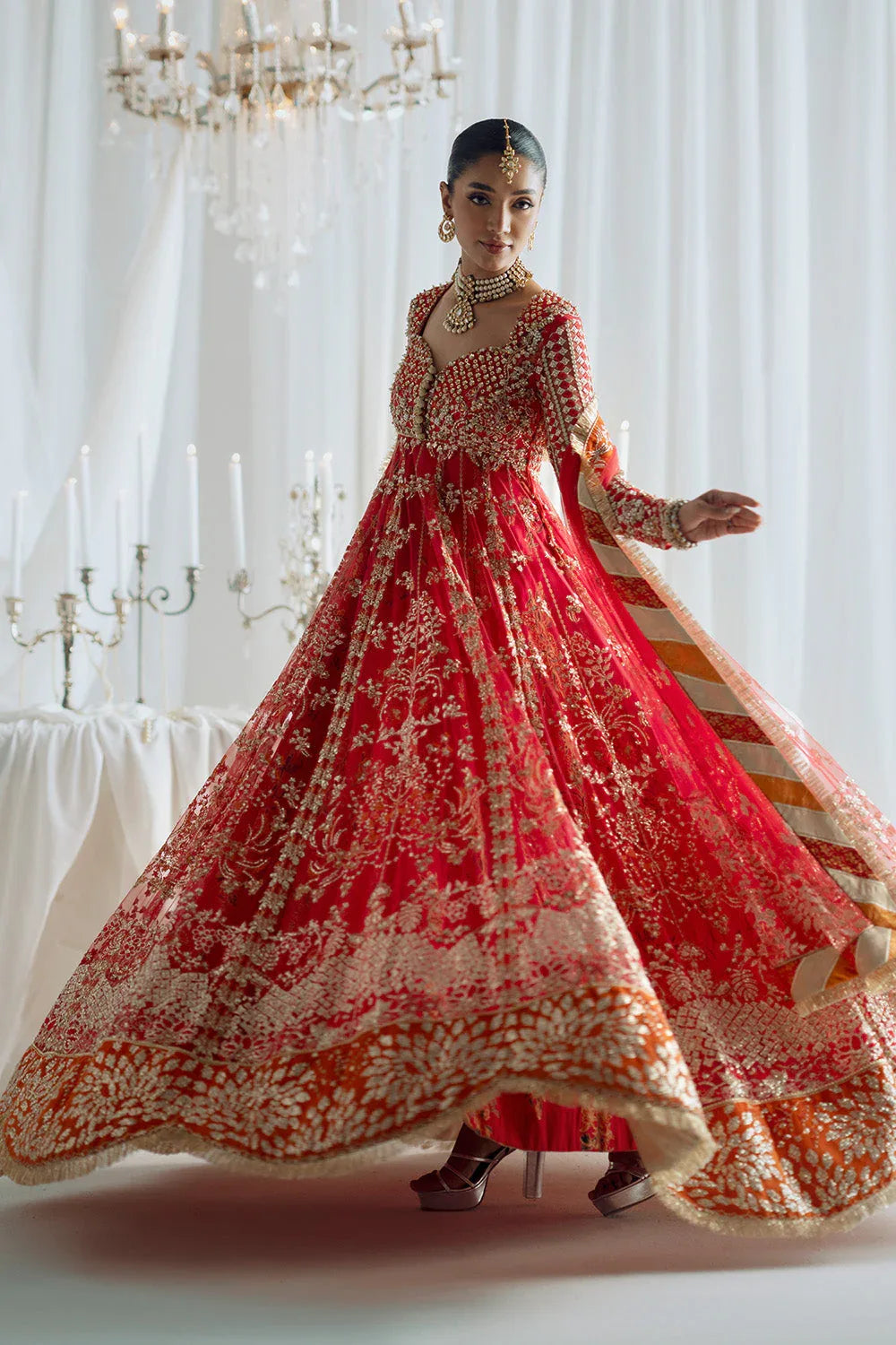 Maryum N Maria | Serene Wedding Dresses | AARADHANA - MSS5851 - Aqsa Fabrics