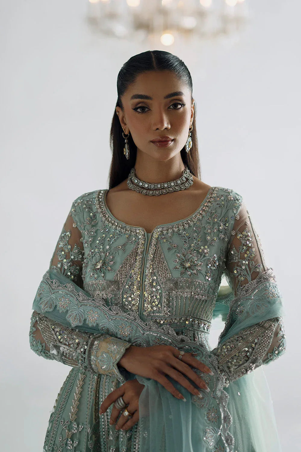 Maryum N Maria | Serene Wedding Dresses | AARTHI - MSS5853 - Aqsa Fabrics