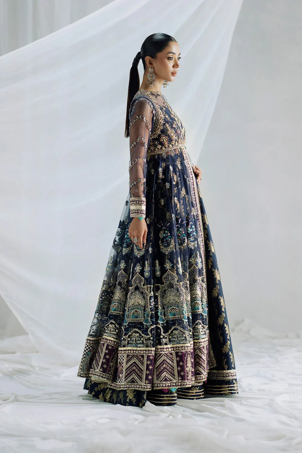 Maryum N Maria | Serene Wedding Dresses | AARUTHIRA - MSS5854 - Aqsa Fabrics
