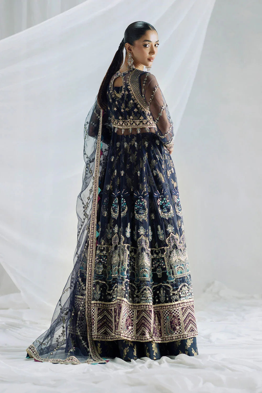 Maryum N Maria | Serene Wedding Dresses | AARUTHIRA - MSS5854 - Aqsa Fabrics