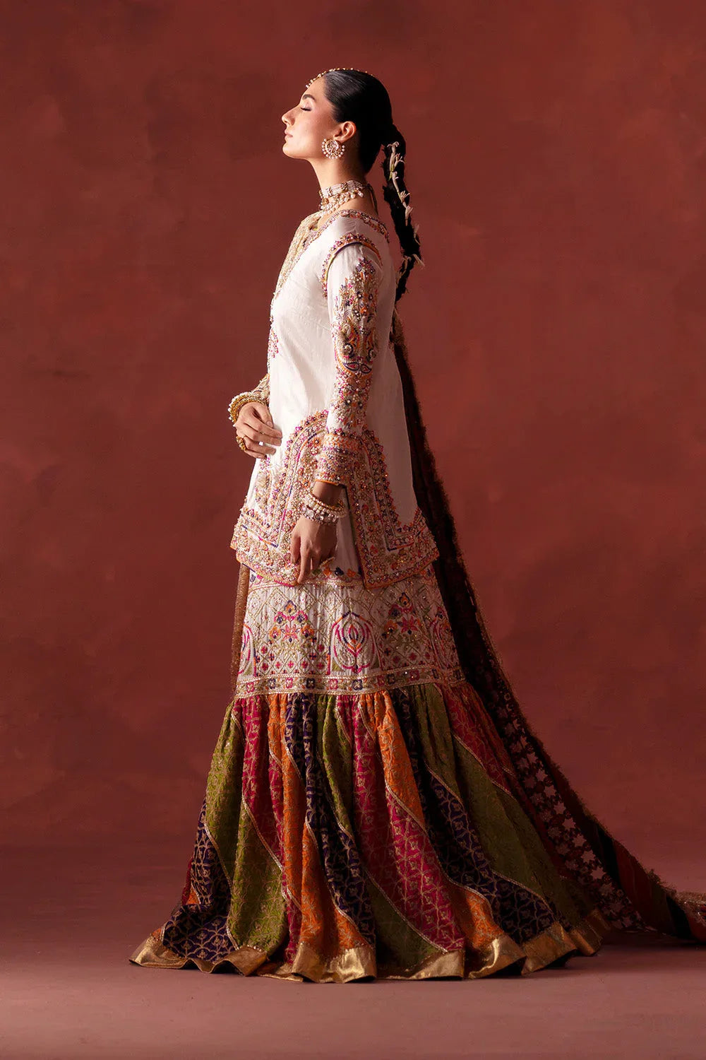 Maryum N Maria | Luxury Silk | MEHNDI NIGHT - MSS5895 - Aqsa Fabrics