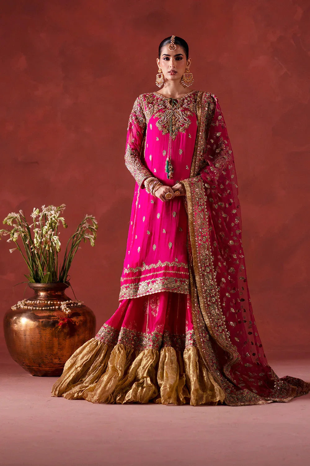 Maryum N Maria | Luxury Silk | DHOOLAK - MSS5898 - Aqsa Fabrics