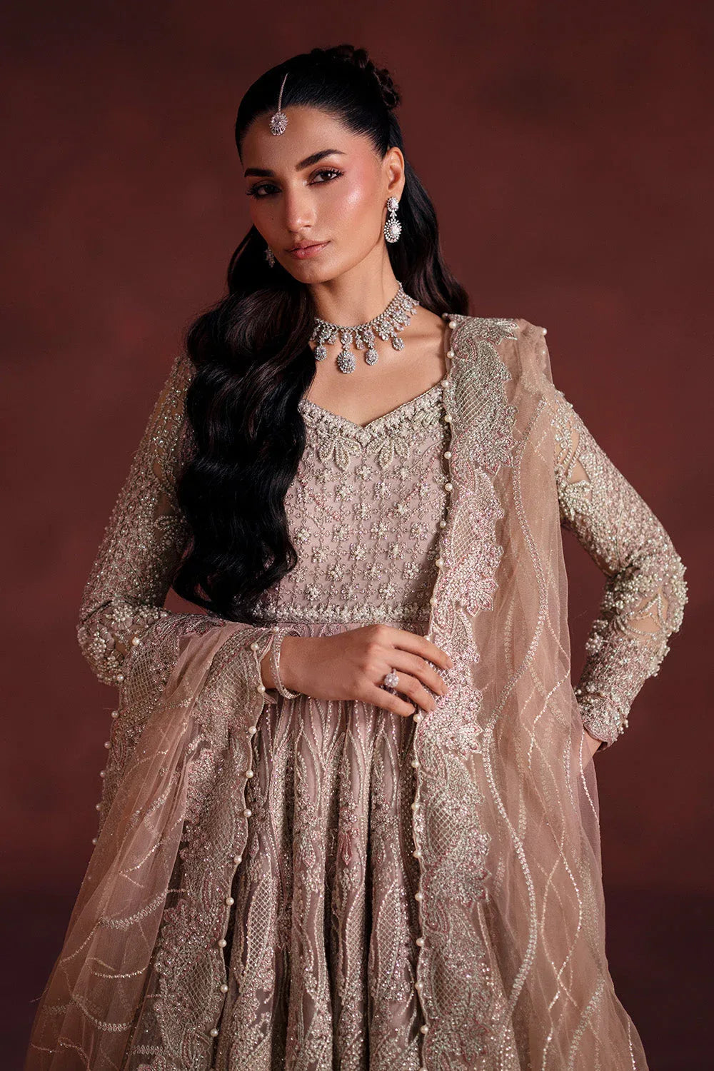 Maryum N Maria | Luxury Silk | WALIMA PARTY - MSS5899 - Aqsa Fabrics