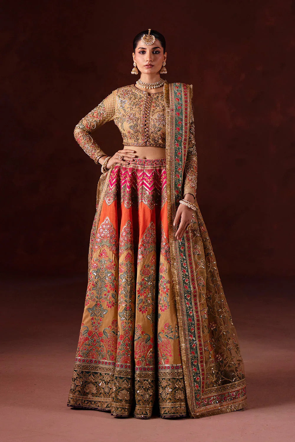 Maryum N Maria | Luxury Silk | RUNG DE BASANTI - MSS5904 - Aqsa Fabrics
