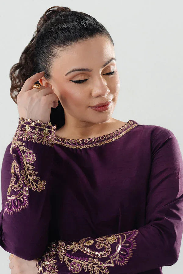 Maryum N Maria | Noura Luxe Pret | BLANCA - MSS5980 - Aqsa Fabrics