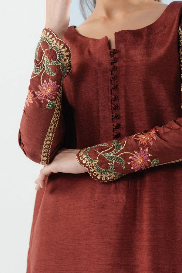 Maryum N Maria | Noura Luxe Pret | DULCIE - MSS5985 - Aqsa Fabrics